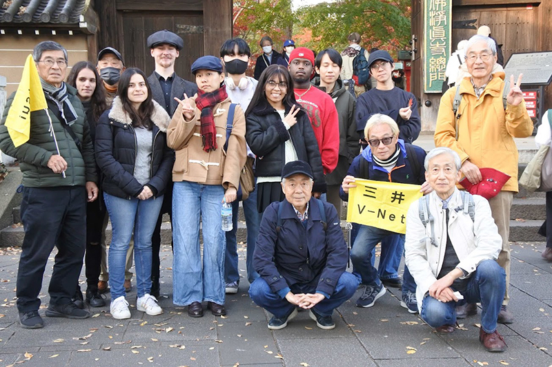 九品仏浄真寺での集合写真