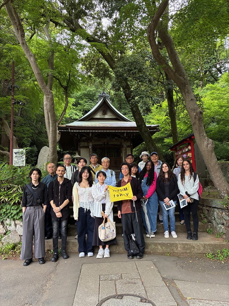 深大寺での集合写真